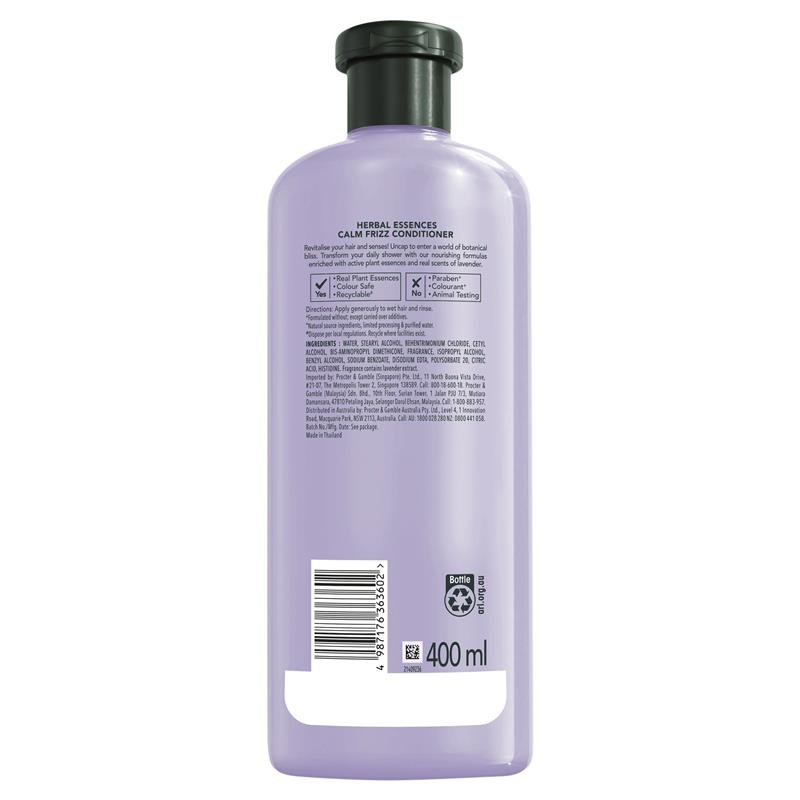 Herbal Essences 薰衣草抚平毛躁护发素 400ml