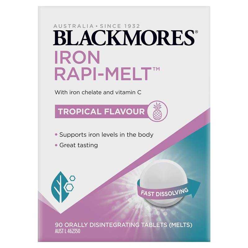 Blackmores 澳佳宝 速溶铁片 90片