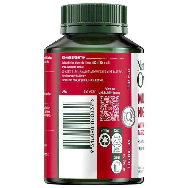 Nature's Own 夜间肌肉舒缓 120片