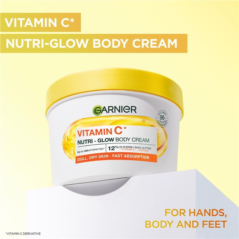 Garnier 卡尼尔 维C焕亮滋养身体霜 380ml