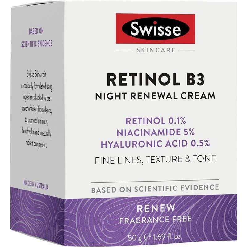 Swisse 斯维诗 视黄醇B3晚间焕新霜 50g