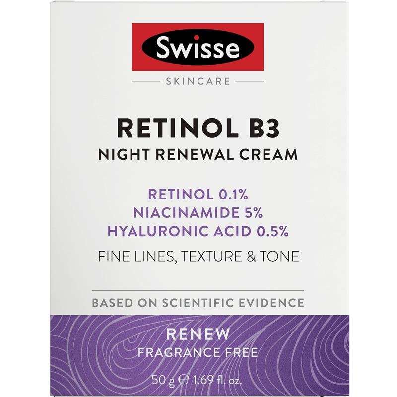 Swisse 斯维诗 视黄醇B3晚间焕新霜 50g