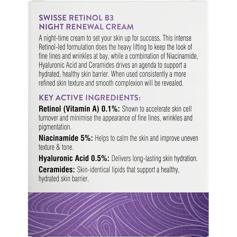 Swisse 斯维诗 视黄醇B3晚间焕新霜 50g