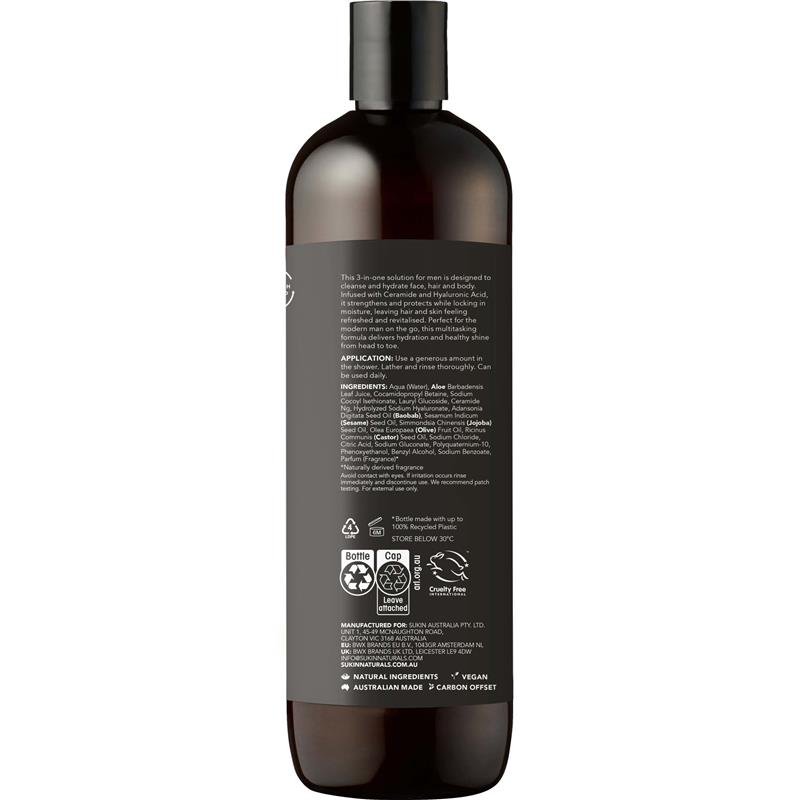 Sukin 男士三合一洗护 500ml
