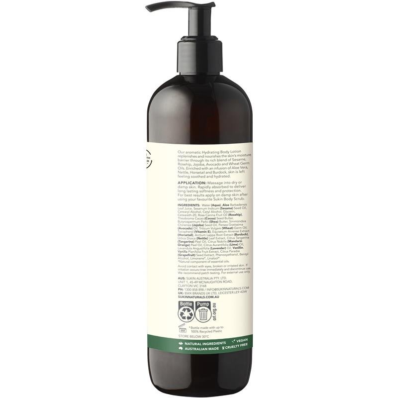 Sukin 保湿身体润肤乳 500ml
