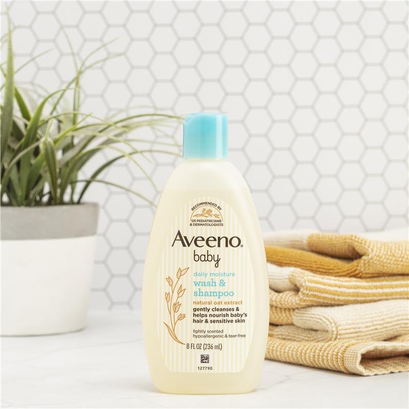 Aveeno 艾惟诺 婴儿日常保湿洗发沐浴 微香 236ml