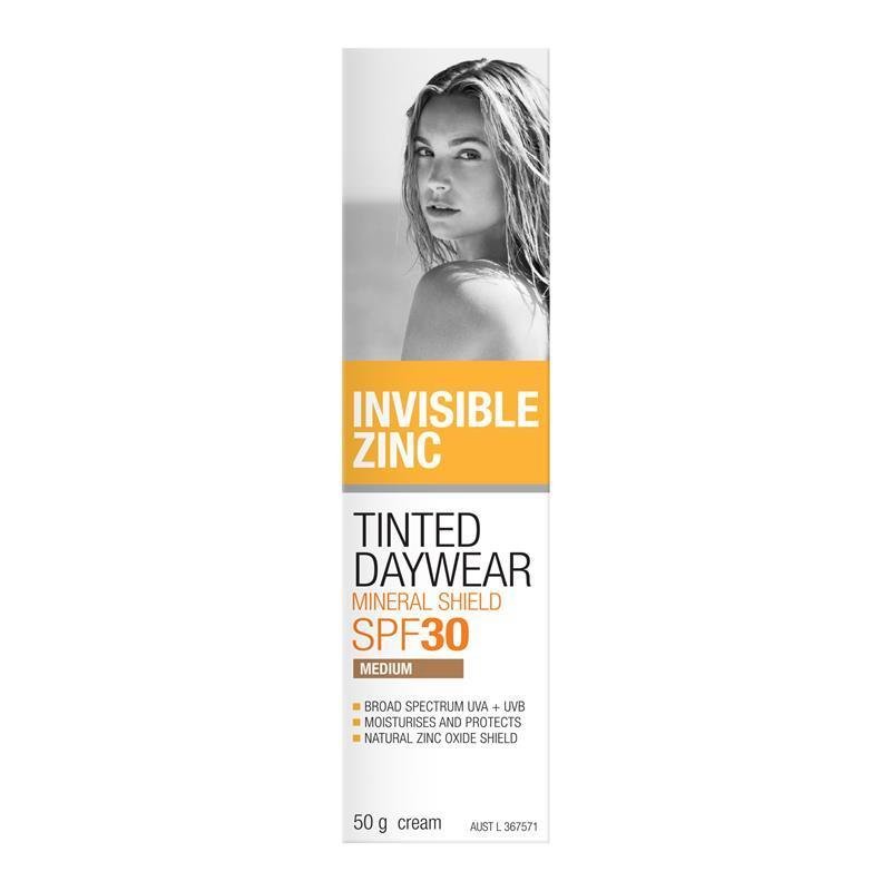 Invisible Zinc 隔离带妆日霜 SPF30+ 中色 50g