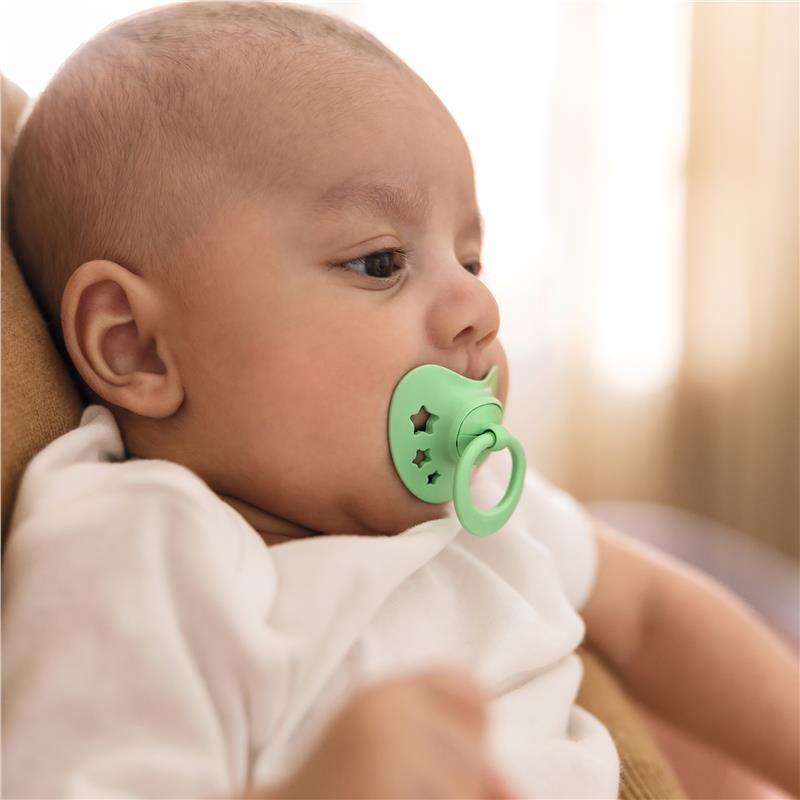 Nuk 安抚奶嘴 硅胶 0-6月 2个装