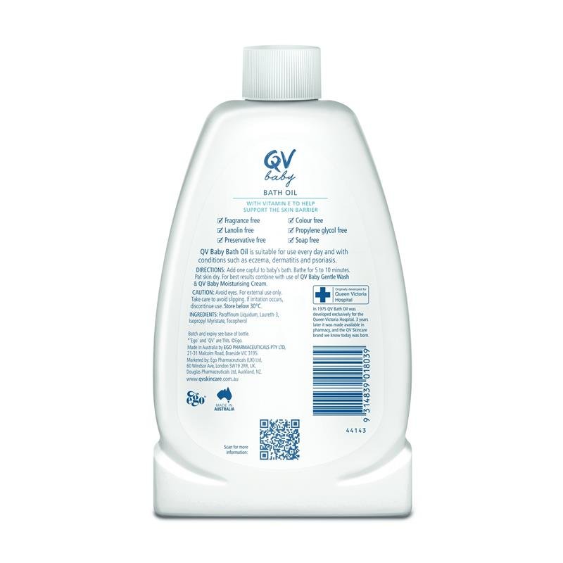 QV 婴儿沐浴油 500ml