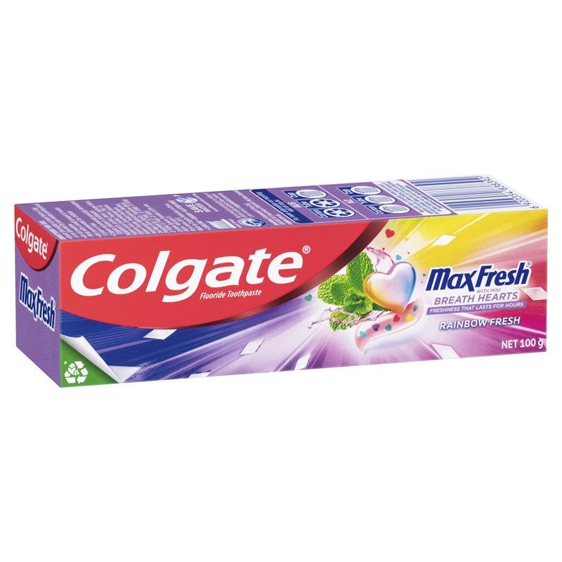 高露洁 Colgate 劲爽清新彩虹牙膏 100g