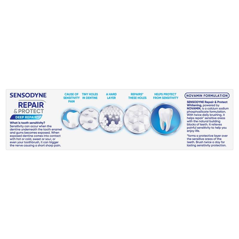 Sensodyne 舒适达 抗敏修复美白牙膏 100g