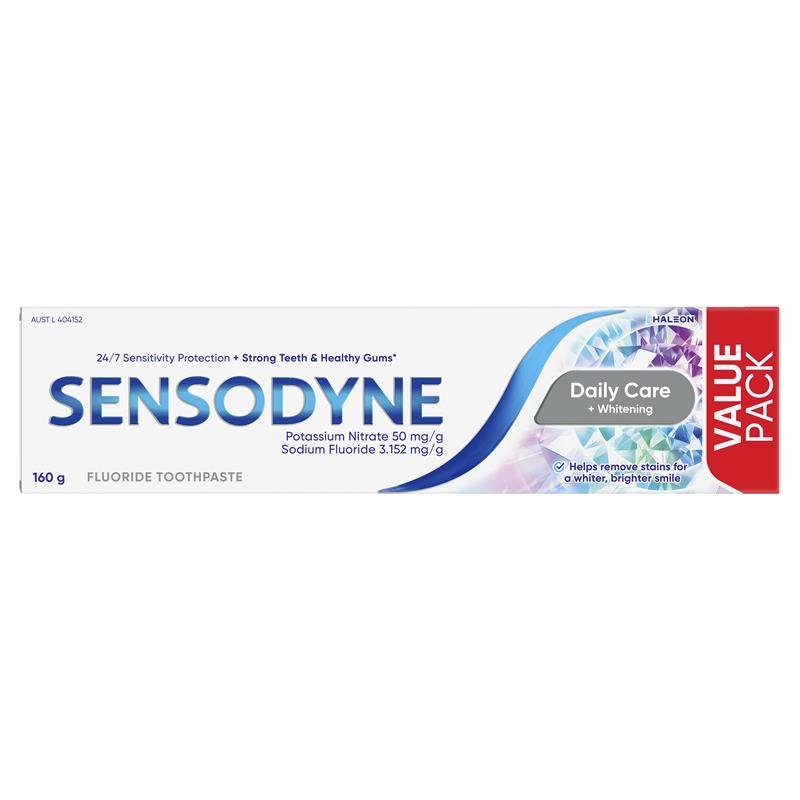 Sensodyne 舒适达 日常护理美白牙膏 160g 特惠装