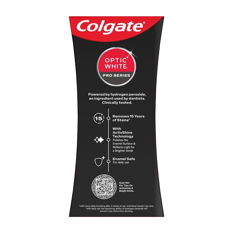 Colgate 高露洁 光感美白专业系列防着色牙膏 5% 80g