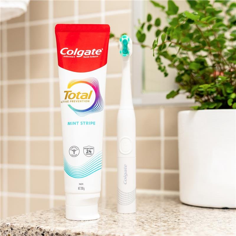 Colgate 高露洁 全效主动防护薄荷条纹牙膏 115g