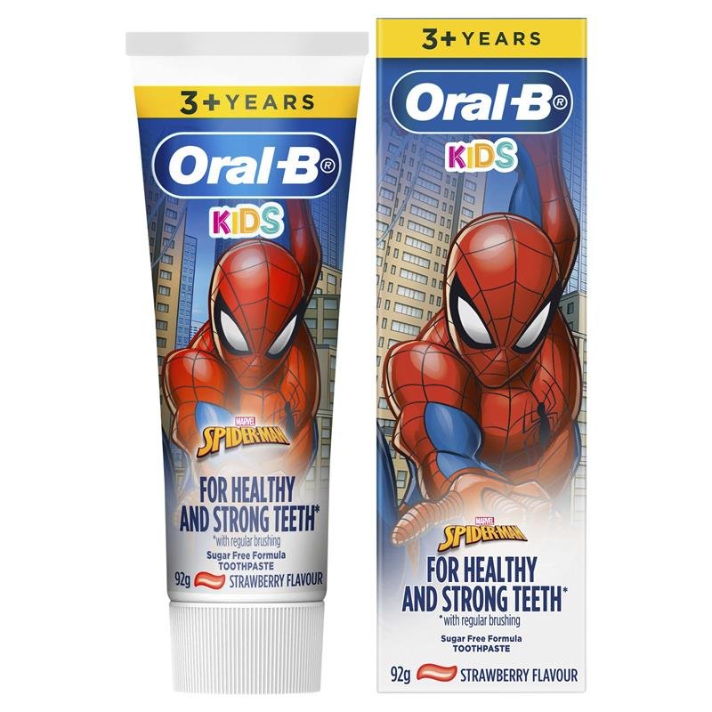 Oral B 儿童牙膏 蜘蛛侠 3岁以上 92g