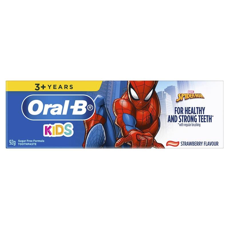 Oral B 儿童牙膏 蜘蛛侠 3岁以上 92g