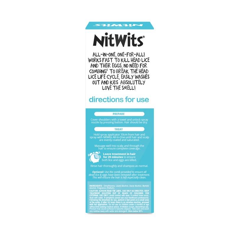NitWits 二合一头虱清除液 120ml