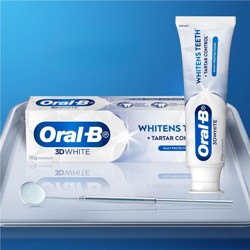 欧乐B Oral B 3D炫白强健牙釉质牙膏 110g