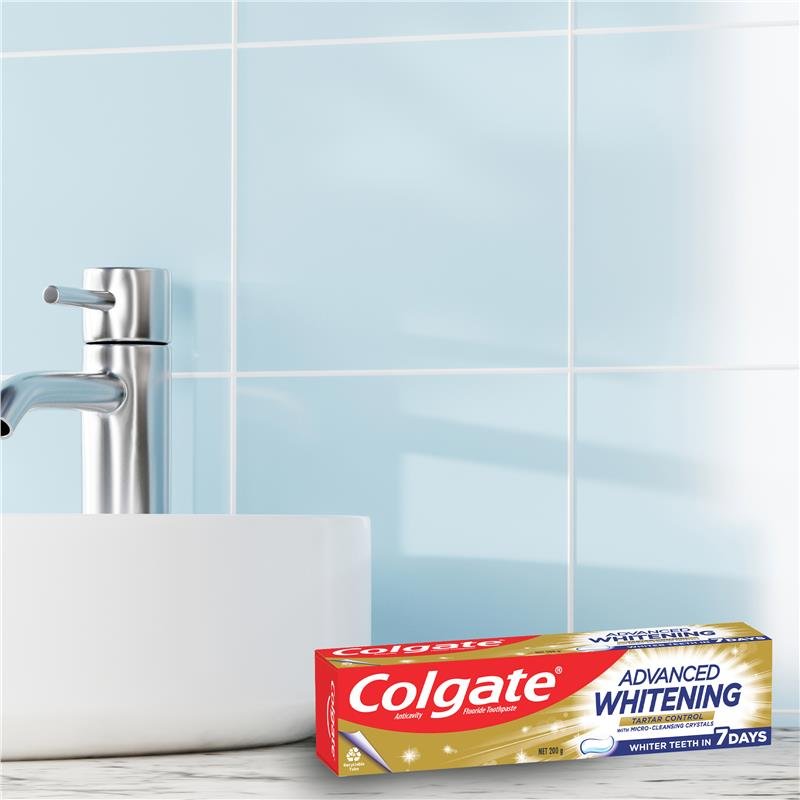 高露洁 Colgate 美白抗牙石牙膏 200g