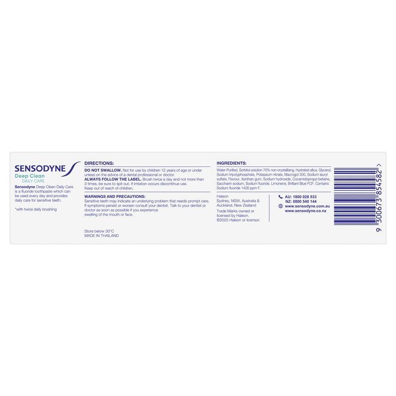 Sensodyne 舒适达 深层清洁牙膏 160g