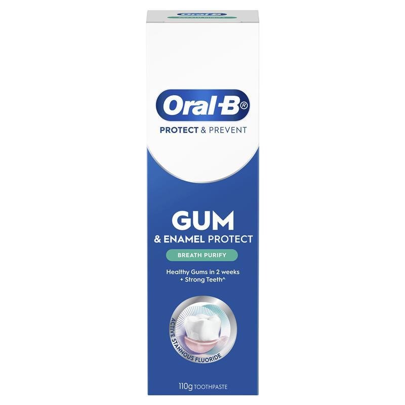 Oral B 牙龈珐琅质清新口气牙膏 110g