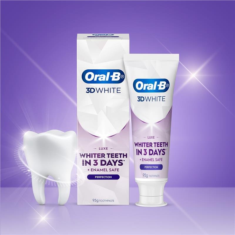 Oral-B 欧乐B 3D炫白至臻美白牙膏 95g
