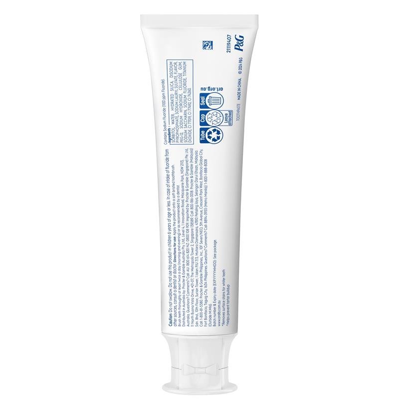 Oral-B 欧乐B 3D炫白持久清新牙膏 190g