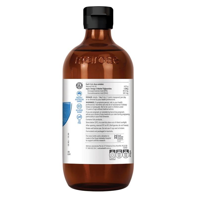 Melrose Omega 鱼油 护心健康 500ml