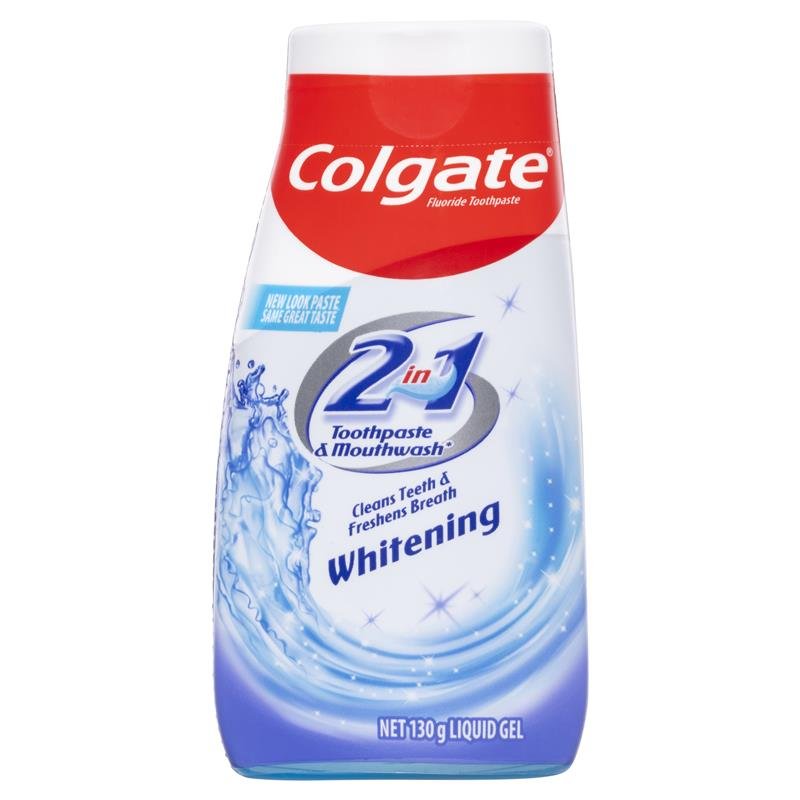 高露洁 Colgate 二合一美白牙膏漱口水 130g