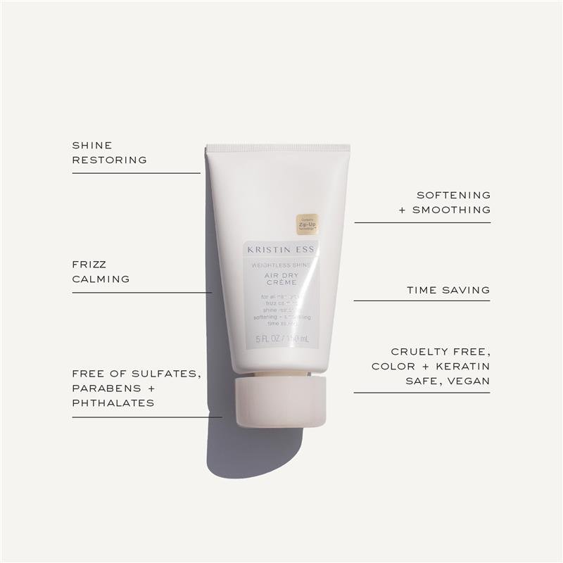 Kristin Ess 轻盈亮泽风干造型霜 150ml