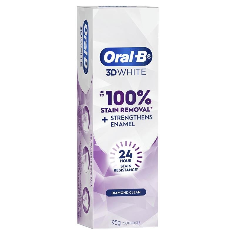 欧乐B Oral B 3D美白坚固牙釉牙膏 95g
