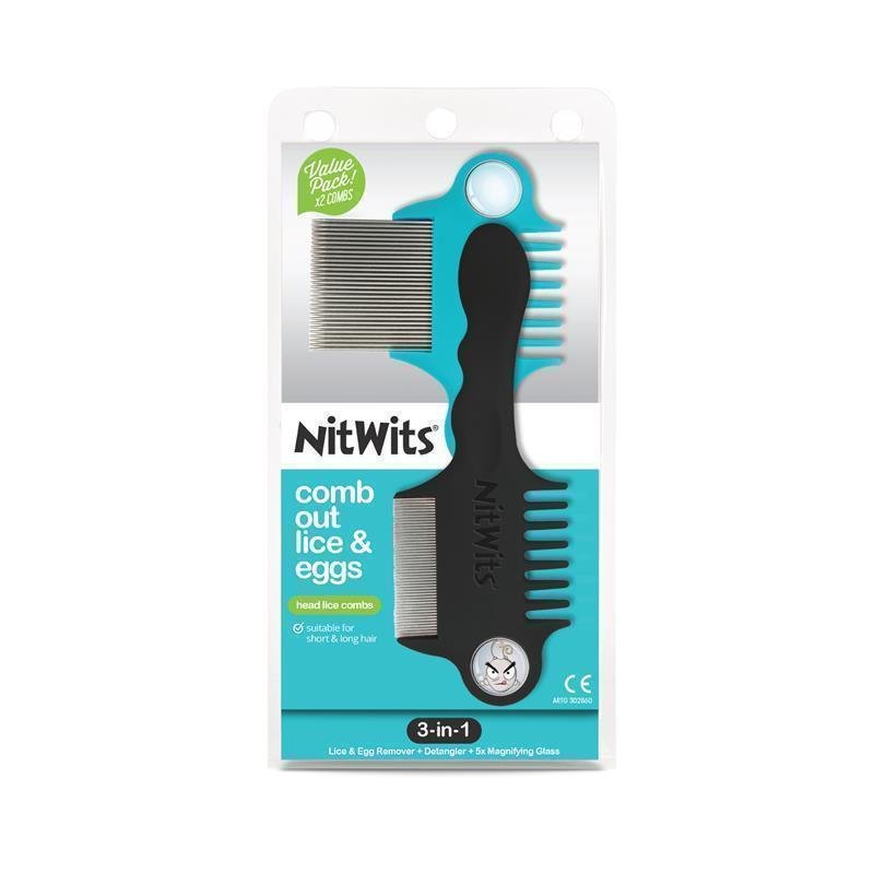 Nitwits 头虱梳 双支装