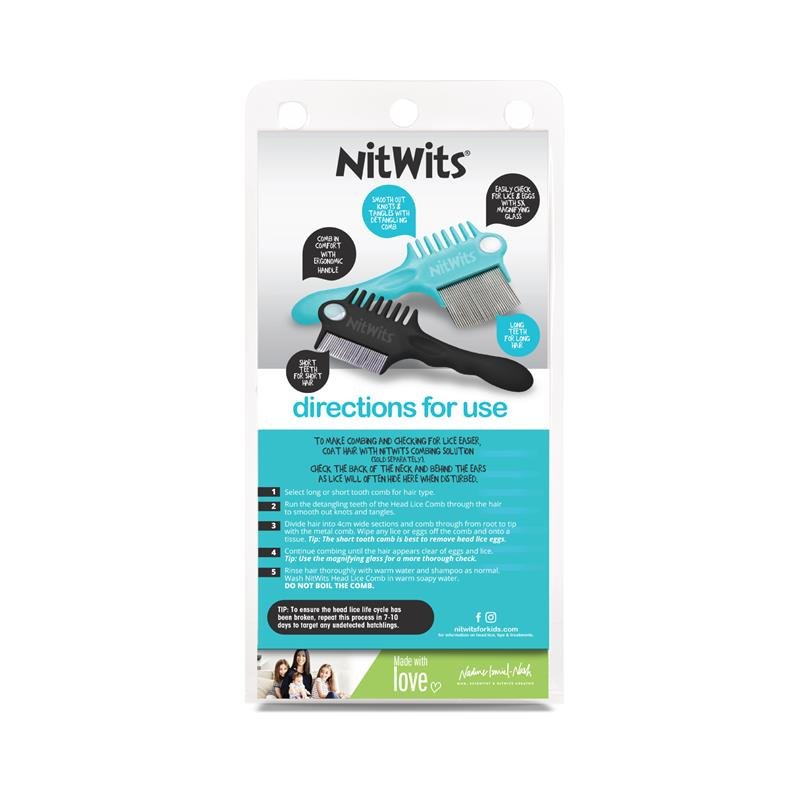 Nitwits 头虱梳 双支装