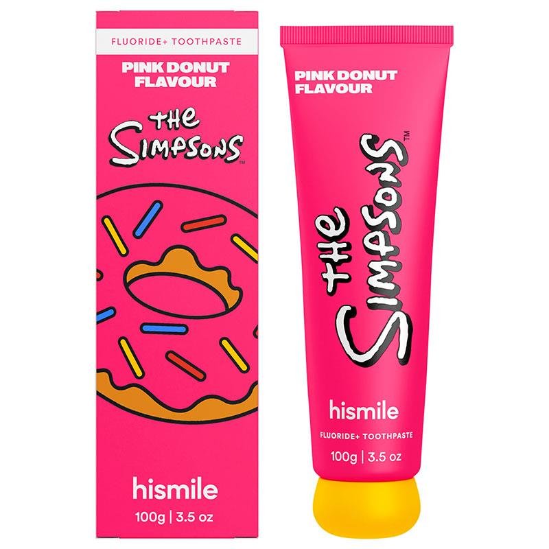 Hismile 辛普森粉色甜甜圈牙膏 100g