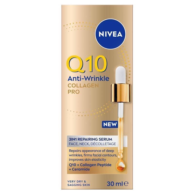 NIVEA 妮维雅 Q10 抗皱胶原蛋白三合一修护精华 30ml
