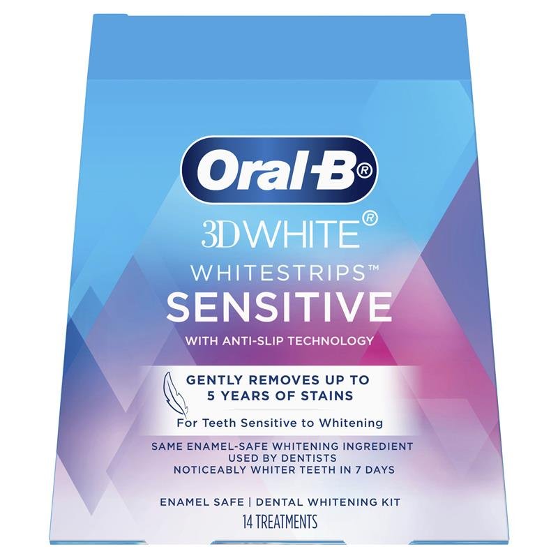 欧乐B Oral-B 3D White 敏感型美白牙贴 14片
