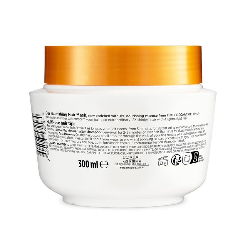 欧莱雅 L'Oreal Elvive 金耀椰油护发发膜 300ml