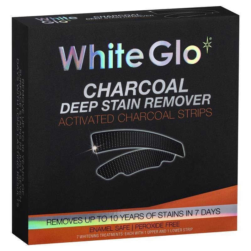 White Glo 活性炭深层去渍美白牙贴 7片