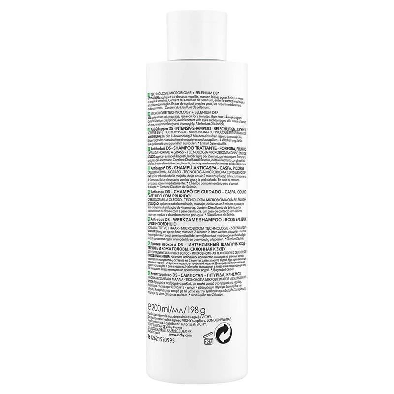 Dercos 去屑洗发露 中性至油性发质 200ml