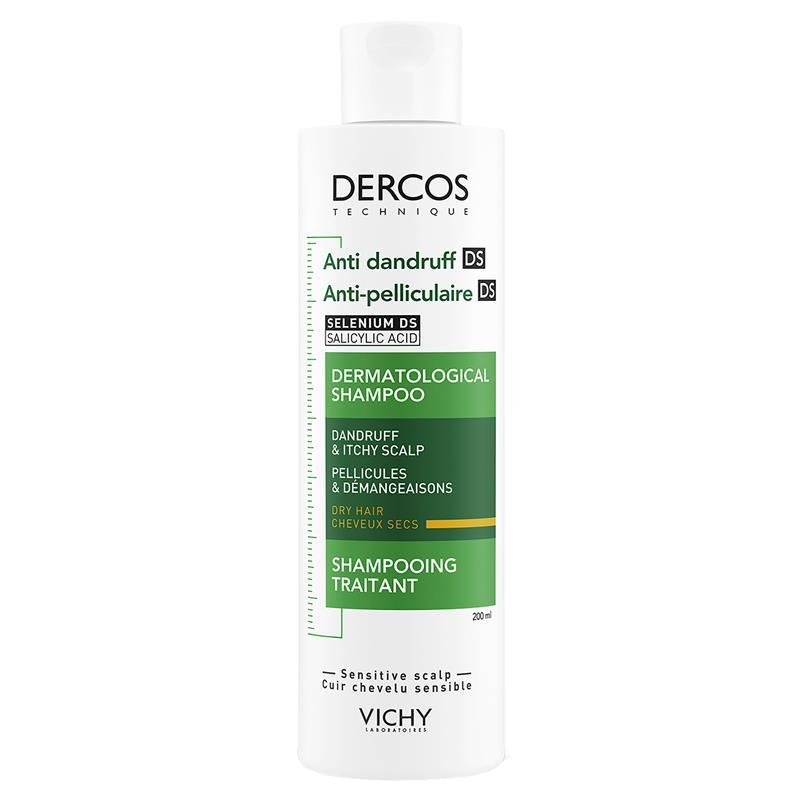 薇姿 Vichy Dercos DS去屑洗发水 干性发质 200ml