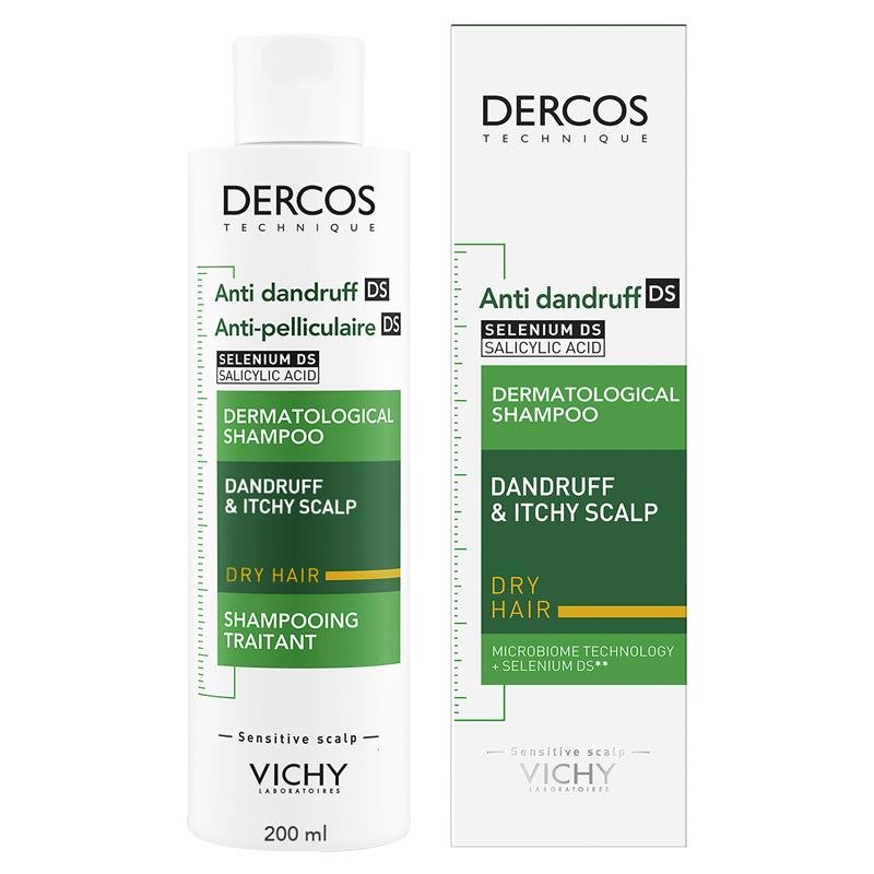 薇姿 Vichy Dercos DS去屑洗发水 干性发质 200ml