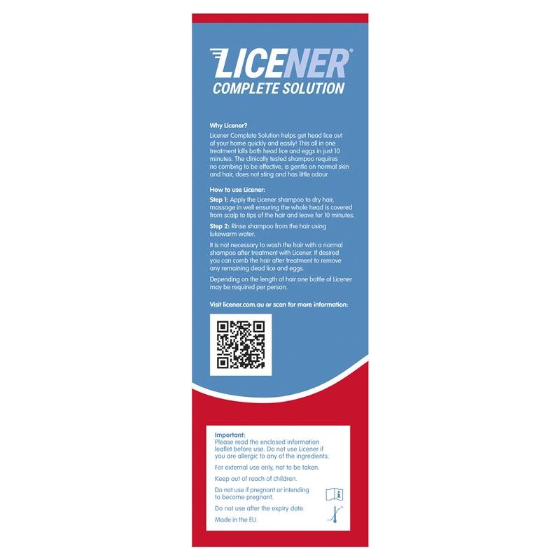 Licener 单次除头虱洗剂 100ml