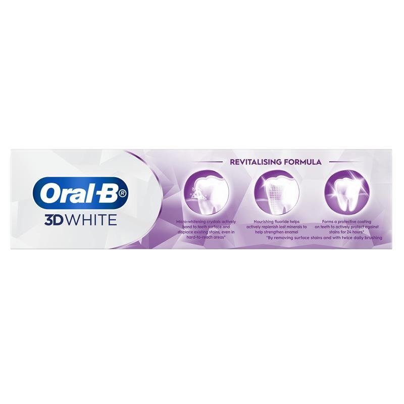 欧乐B Oral-B 3D炫白持久清新牙膏 95g