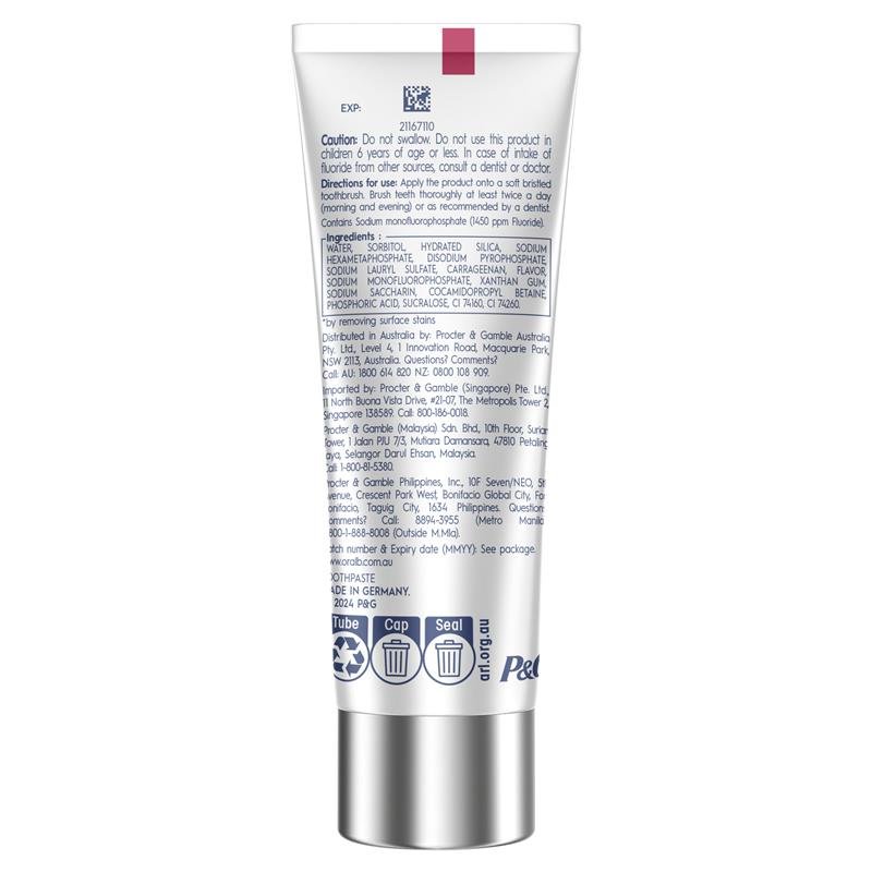 欧乐B Oral-B 3D深层美白清新牙膏 94g