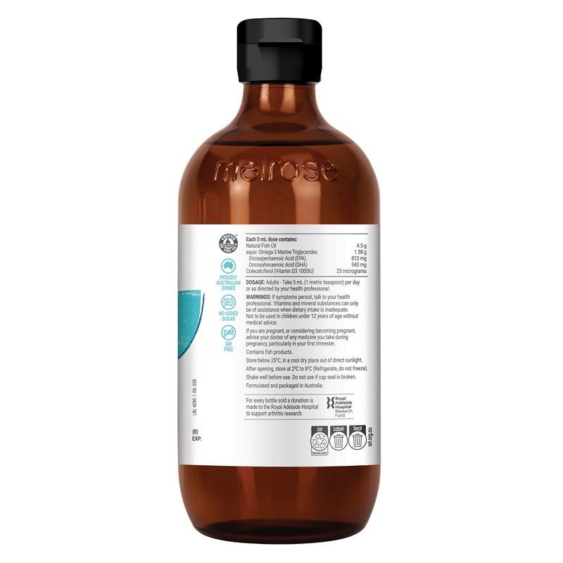 Melrose 鱼油+维生素D关节骨骼液 500ml