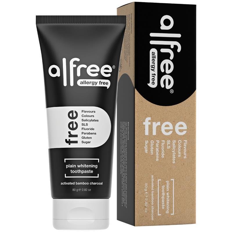 Alfree 竹炭美白牙膏 80g