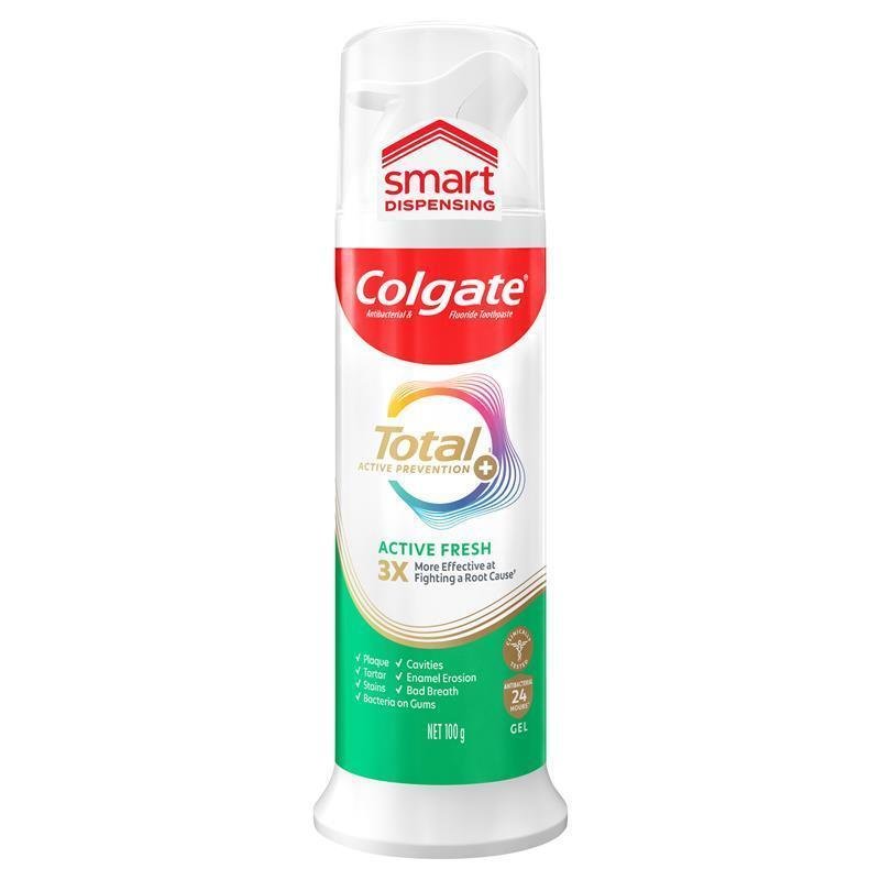 高露洁 Colgate 全效主动防护清新按压式牙膏 100g