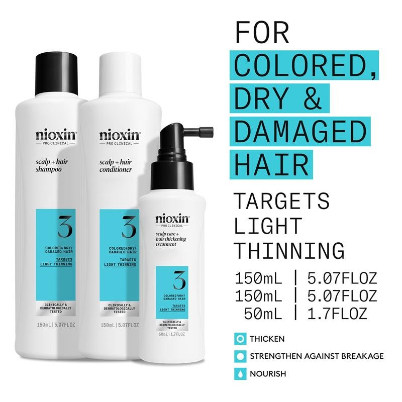 Nioxin 头皮头发丰盈系统3号体验套装