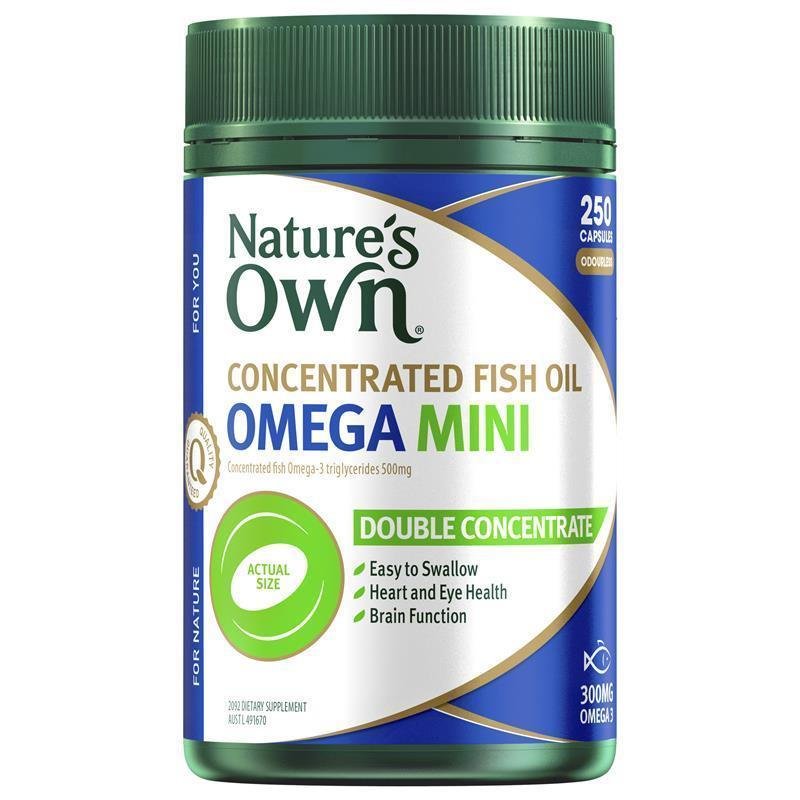 Nature's Own 浓缩鱼油欧米伽迷你胶囊 250粒