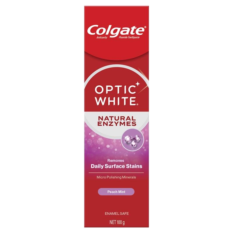 高露洁 Colgate 光感白天然酵素桃子薄荷牙膏 100g